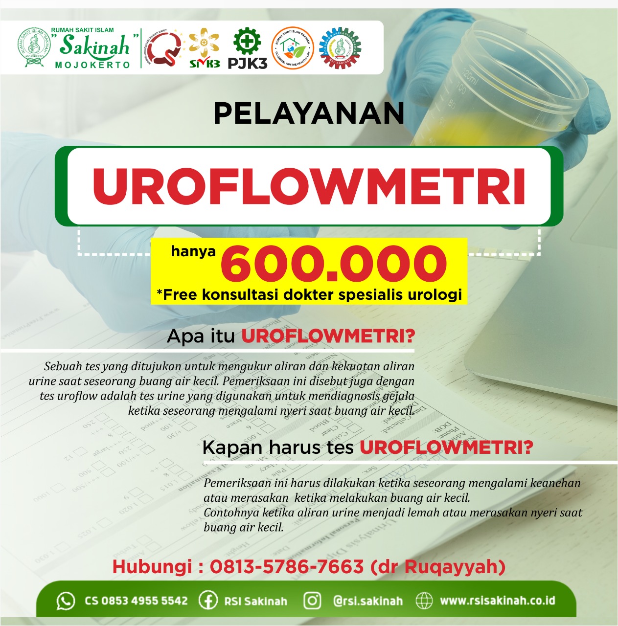 Pelayanan Uroflowmetry