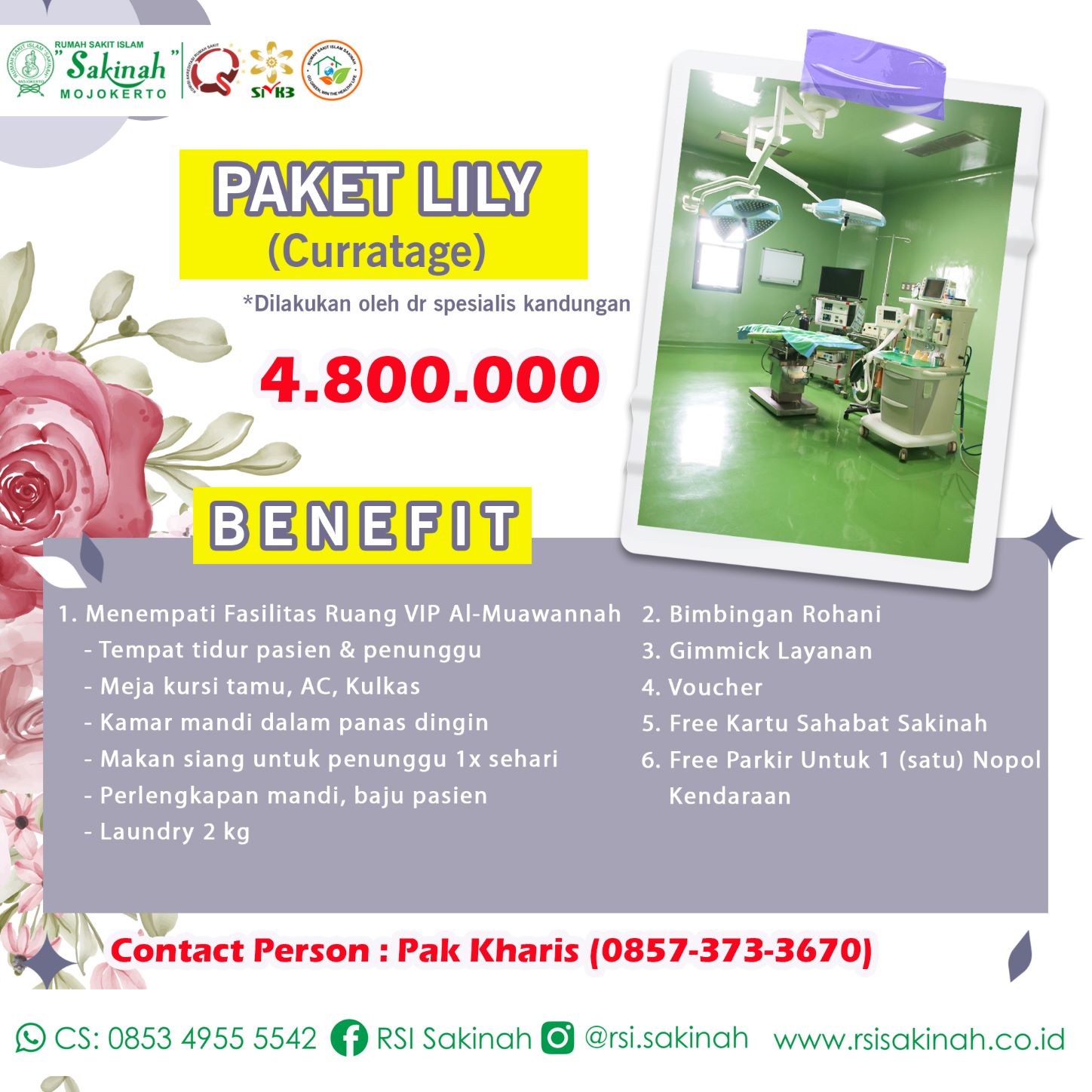 Paket Lily (Curettage)