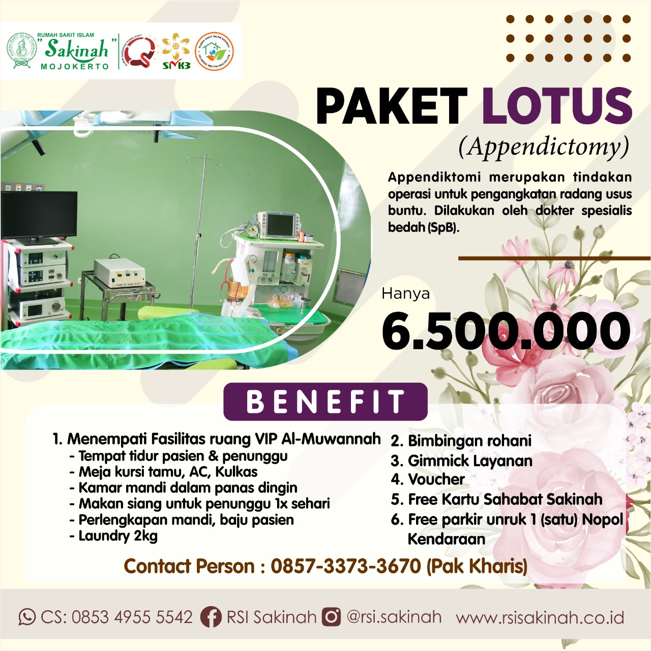 Paket Lotus (Appendectomy)