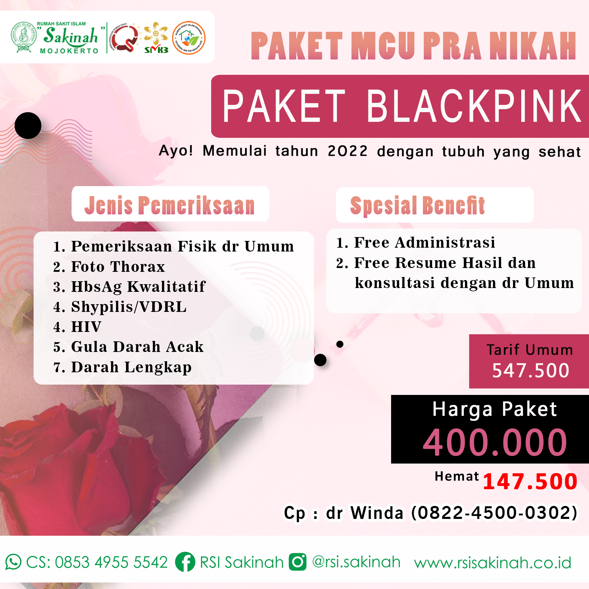 Paket Blackpink (MCU Pra Nikah)