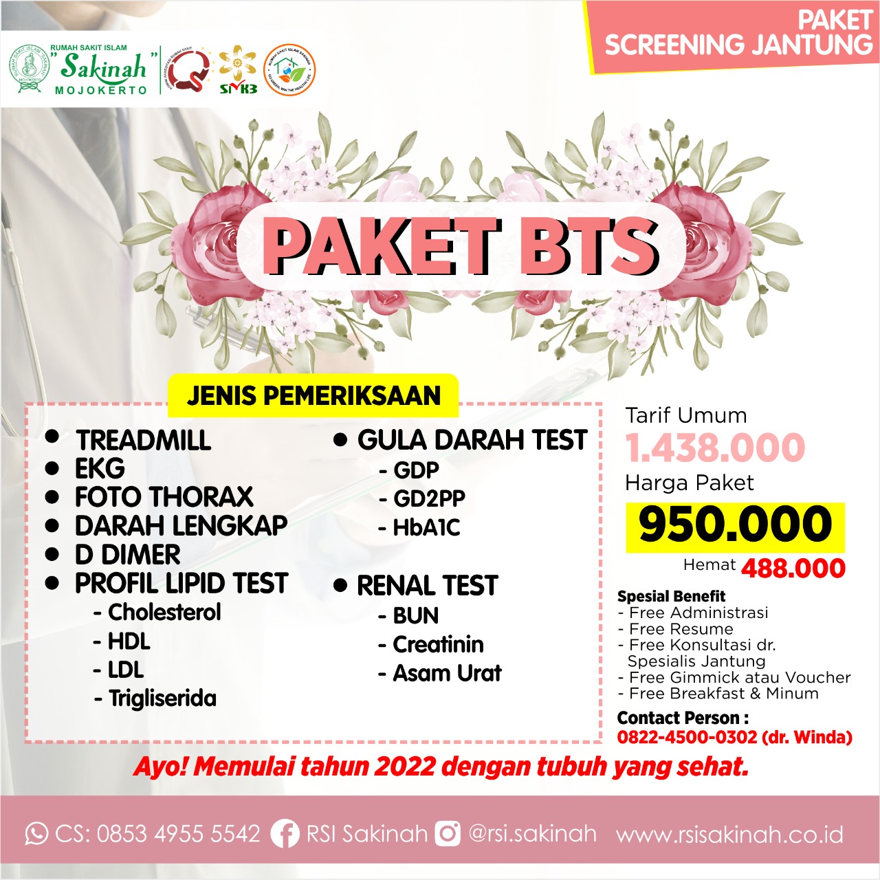 Paket BTS (Screening Jantung)