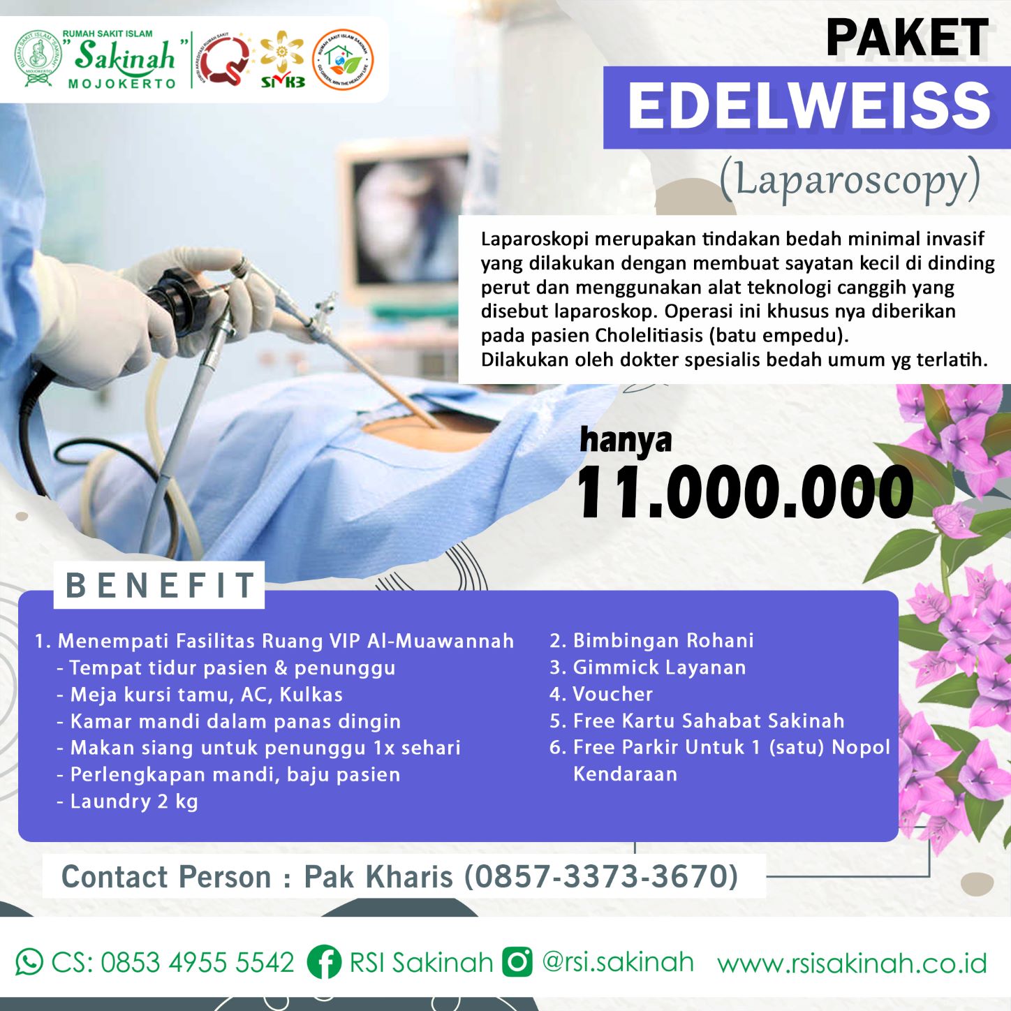 Paket Edelweiss (Laparoscopy)