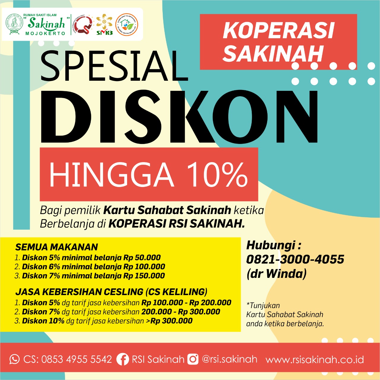 Koperasi Sakinah – Diskon 10%