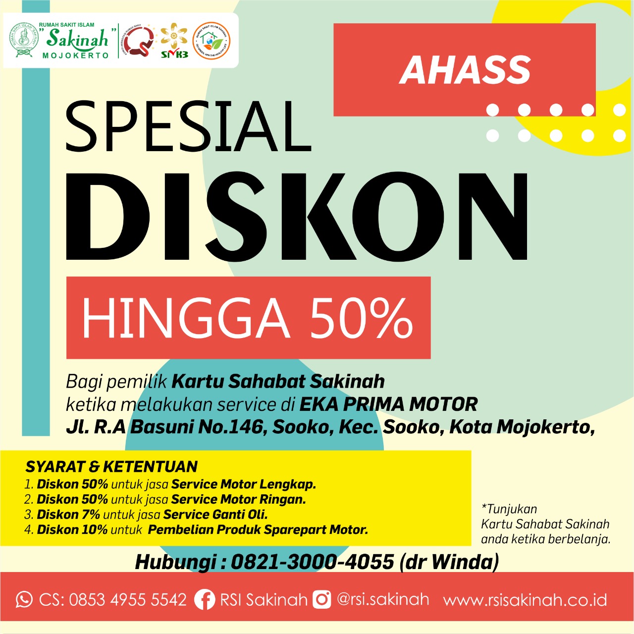 Promo Kartu Sahabat Sakinah (KSS) & Partner